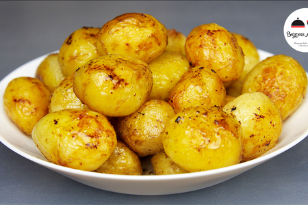 Фото к рецепту: Золотистый картофель. секрет супер румяной корочки
