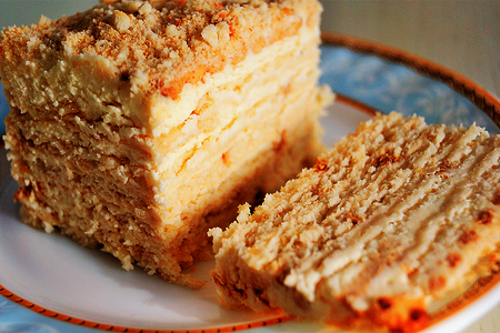 Фото к рецепту: Очень вкусный торт без выпечки. супер простой рецепт!