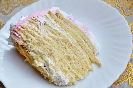 Фото к рецепту: Торт «молочная девочка» («milch-madchen»)