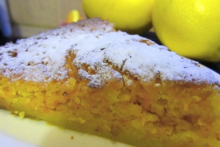 Тыквенный пирог с лимоном