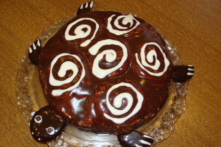 Торт черепаха очень простой рецепт со сметанным кремом.