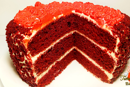Фото к рецепту: Торт "красный бархат"