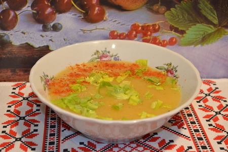 Фото к рецепту: Овощной суп с корнем сельдерея