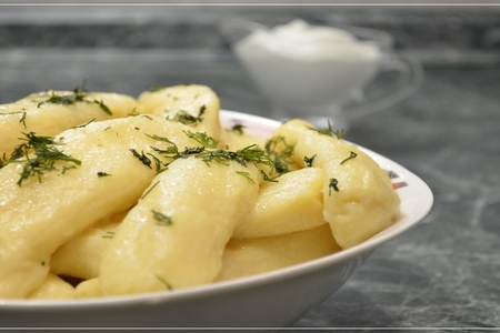 Фото к рецепту: Картофельные галушки – это даже круче чем вареники с картошкой! 