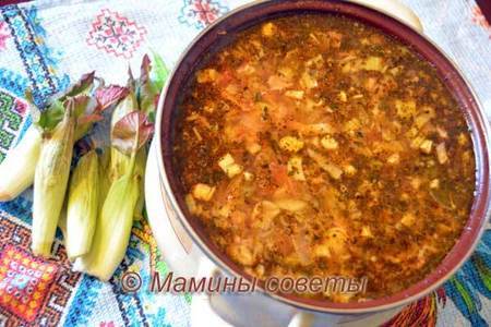 Фото к рецепту: А вы варили суп из гречихи сахалинской?