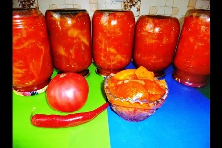 Фото к рецепту: Лечо с болгарским перцем 