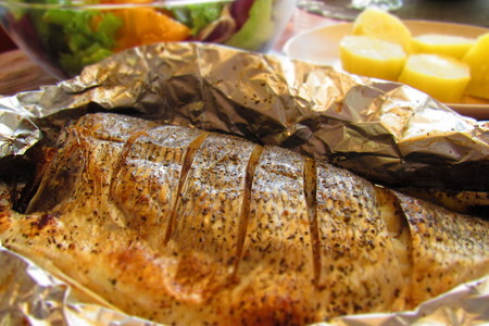 Фото к рецепту: Рыба дорадо в духовке