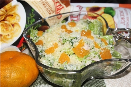 Фото к рецепту: Легкий новогодний салат 