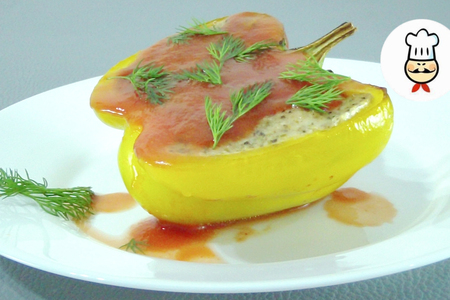 Фото к рецепту: Закусочные перцы с рикоттой и тапенадой