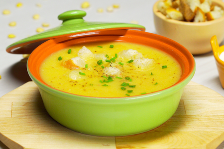 Фото к рецепту: Гороховый суп "сен-жермен"