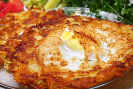 Фото к рецепту: Завтрак из картофеля и яйца