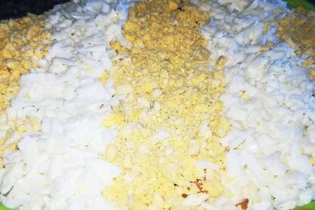 Фото к рецепту: Салат мимоза со скумбрией