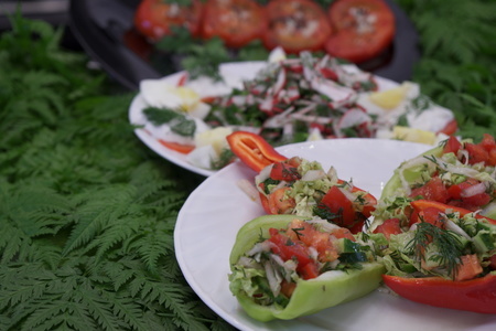 Фото к рецепту: Летние овощные салаты