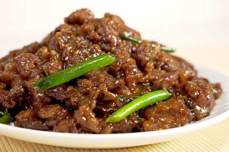 Фото к рецепту: Монгольская говядина. mongolian beef