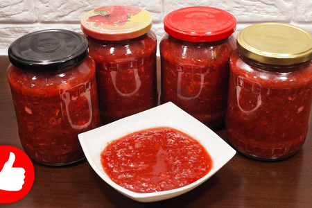 Фото к рецепту: Домашний кетчуп на зиму