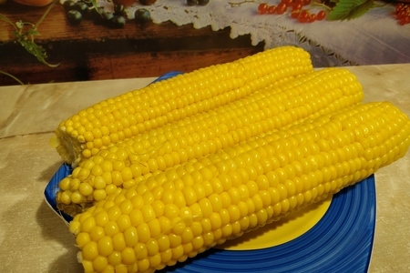 Фото к рецепту: Вареная кукуруза