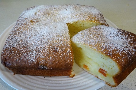Фото к рецепту: Творожный пирог-запеканка