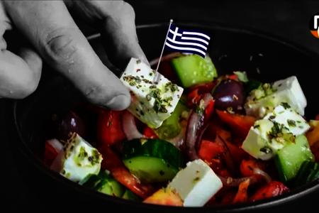 Фото к рецепту: Греческий салат.