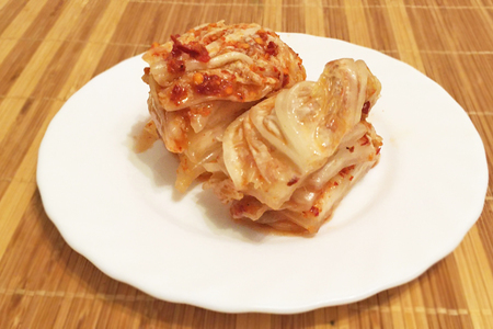 Фото к рецепту: Кимчи - острая маринованная капуста