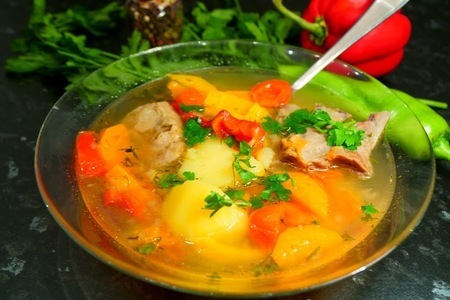 Фото к рецепту: Заправочный суп шурпа-кайнатма