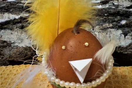 Украшаем яйца "мой павлинчик" # пасха