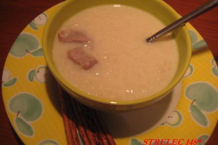 Фото к рецепту: Суп рисовый с сыром по-фриульски.