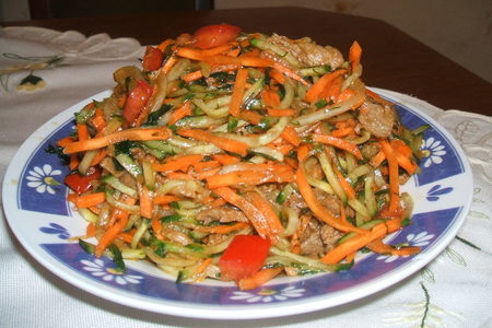 Фото к рецепту: Корейский  салат