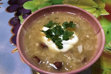 Фото к рецепту: Пасуля - закарпатский фасолевый суп