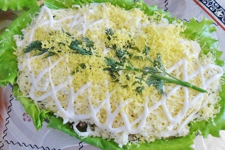 Фото к рецепту: Салат "абхазская мимоза"