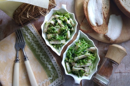 Фото к рецепту: Салат с салом