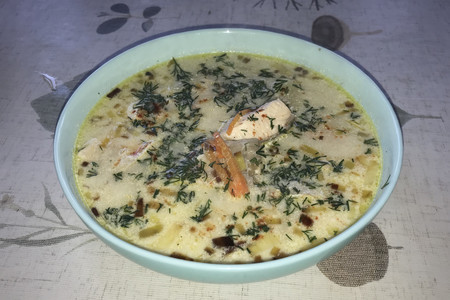 Фото к рецепту: Лохикейто - нежный сливочный суп из лосося