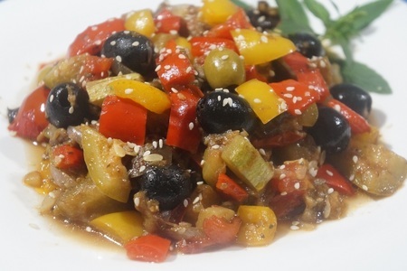 Фото к рецепту: Овощное рагу по - итальянски "капоната "