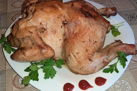Фото к рецепту: Курица в имбирно-соевом маринаде