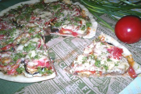 Фото к рецепту: Овощная пицца
