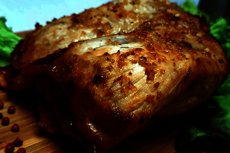 Фото к рецепту: Свинина в цитрусово-луковом соусе