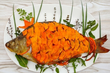 Фото к рецепту: Рыбка "золотая"