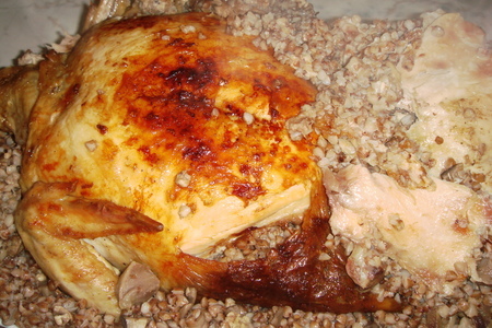 Фото к рецепту: Курица фаршированная