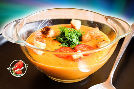 Фото к рецепту: Овощной крем-суп #блюдосизюминкой