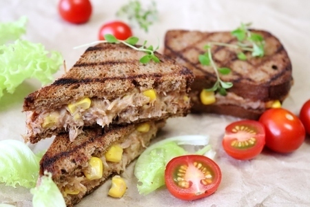 Сэндвичи с куриным мясом и кукурузой #блюдосизюминкой