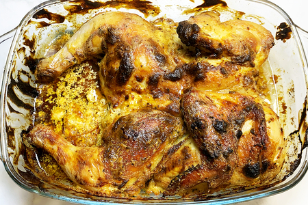 Фото к рецепту: Цыпленок по рецепту владимира высоцкого