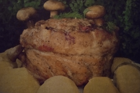 Фото к рецепту: Лесной пенек (мясное блюдо)