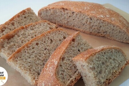 Фото к рецепту: Ржаной хлеб в духовке, простой рецепт хлеба на дрожжах