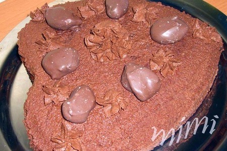 Фото к рецепту: Шоколадный торт "ромовая слива"