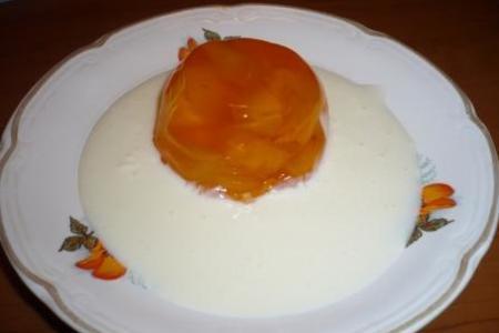 Фото к рецепту: Амброзия из маскарпоне с мандариновым желе