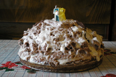 Фото к рецепту: Торт "курчавый ванечка"