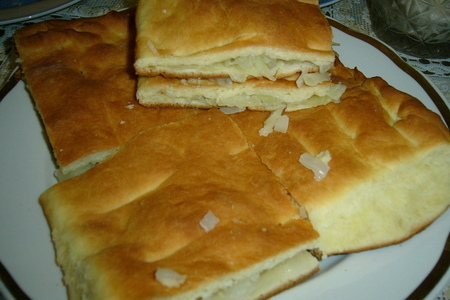 Фото к рецепту: Пирог с капустной начинкой.