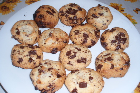 Печенье с кусочками шоколада