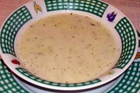 Картофельно_молочный суп пюре