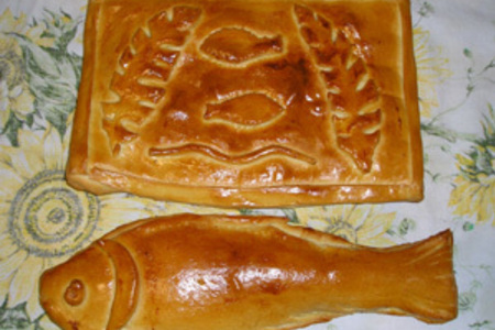 Фото к рецепту: Пирог рыбный (старорусские пироги)