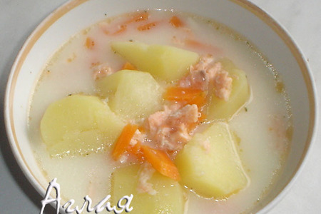 Суп финский рыбный со сливками